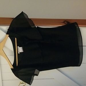 - - Dressy vintage Jessica double layered blouse